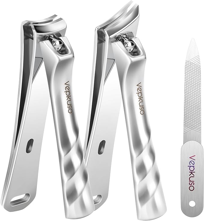German Nail Clippers for Thick Ingrown Nail for Men, Heavy Duty Large Toenail Clippers for Thick Nails for Seniors, Super Sharp Ingrown Toe Nail Clippers with Long Handle, Gift Idea