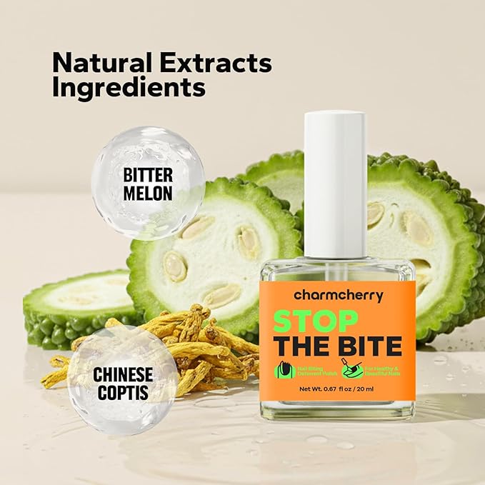 Nail Biting Treatment (0.67 Fl Oz), Nail Biting Prevention, Thumb Sucking Deterrent, Stop Biting Nails Deterrent, Bitter No Bite Nail Polish for Kids & Adults,Thumb Guard