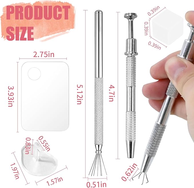 200Pcs Soft Nail Sponges for Ombre,with 2Pcs Grabbing Pen,7-pin Stripe Lines Nail Art Pens,Nail Stand for Display Practice,Acrylic Palette Ombre Nail Tools for Nails Gel Home DIY Salon