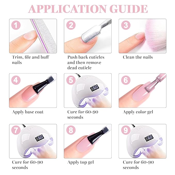 RARJSM Nude Amber Glass Jelly Soft Milky Pink Fiber Glass Rubber Base Gel Nail Polish for Repair Broken Nails Strengthener Base Coat Brush on Building Gel in a Bottle Curing Requires 15ml