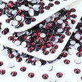 Flatback Crystal Rhinestones Round Gems for Nail Art and Craft Clothes Glue Fix, Amethyst (2.9-3.0mm) SS12/1440PCS