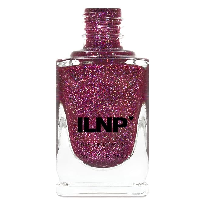 ILNP Valerie - Mulberry Holographic Sheer Jelly Nail Polish