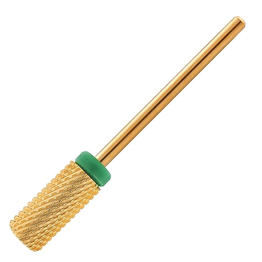 MIRACLE 3/32" Nail Drill Bits Crystal Top Large Barrel Head for Electric Drill Machines ｜ (Coarse)