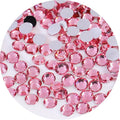 2250 Pcs SS16 4mm Flatback Rhinestones for Nails Art Crafts Glitter Round Gems Crystals DIY Clothes Shoes（Pink)