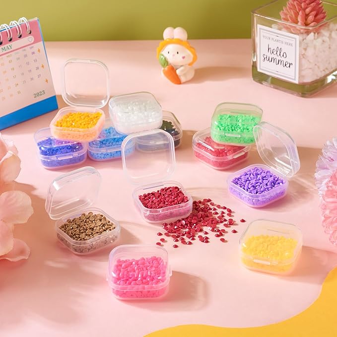FASHEWELRY 3mm Resin Flatback Rhinestones 12 Colors Half Round Nail Art Rhinestone Candy Color Nail Cabochons for Shoes Clothes Art Crafts