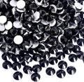 Blinginbox 2880pieces Jet Black Flat Back Rhinestones for Crafting Glass Diamantes Gems for Nail Art Crafts Decorations Bedazzling SS3 Crystal,1.3mm,0.05inches