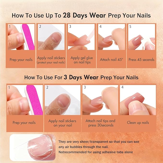 Chrome Natural Nude Press on Nails Short Square, Glazed Short Fake Nails with Sparkle Mirror Design, Shiny Glitter Glue on Nails with Glue, Cute Gel Nail Press ons for Fingernail 30 Pcs