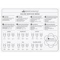 Americanails Silicone Salon Service Menu Mat, Professional Nail Salon Menu, Sales Tool, Helps Explain Services, Protects Nail Table, Wipes Clean With Acetone, Acrylic, Gel Natural Nail Services