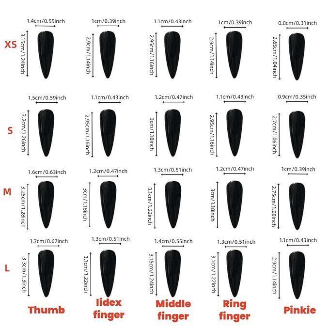 White French Press on Nails Long Stiletto False Nails with 3D Flower Designs Handmade Fake Nails Handmade Muti-Layer Gel Acrylic Full Cover Stick on Nails for Women（Size M)