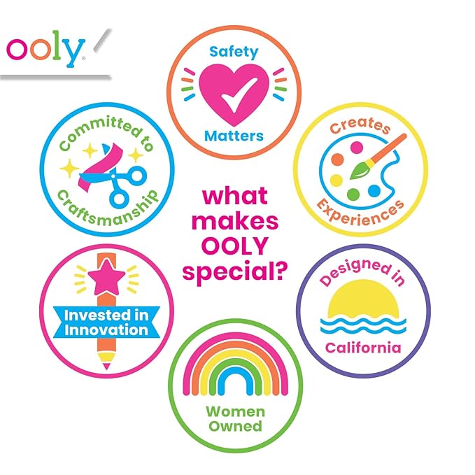 Ooly Set of 35 Unicorn & Rainbow Temporary Tattoos and 192 Nail Stickers for Kids, Non-Toxic, Safe Kids Tattoos, Party Favors, Goodie Bag Stuffers, Birthday Decorations for Girls Ages +3