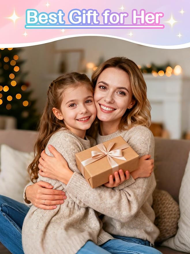 EBANKU 3 Pack Unicorn Press on Nail Kid, Cute False Nails for Kids Colorful Press on Nail Short Artificial Fake Nail Kits for Women Girls