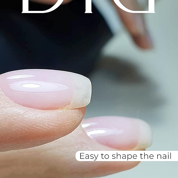 Didier Lab Premium Nail Builder Gel Clear - Strengthens Natural Nails - LED UV Builder Nail Gel - Hard Gel Nail Builder for Nail Repair and Nail Extensions 0.53 fl oz