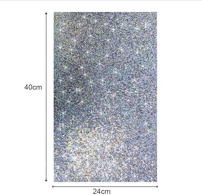 EBANKU Shiny Nail Table Mat, Nail Art Hand Rest Pad for Nail Art Cushion Pillow, Washable Portable Manicure Tool Salon Practice Hand Holder（Silver）