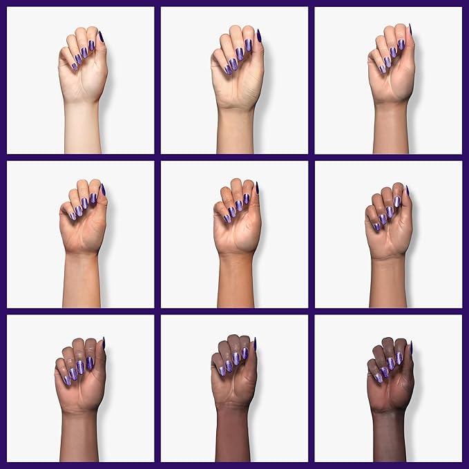 YTD Likomey Reflective Glitter Gel Nail Polish,15ml Lavender Purple Flash Diamond Shimmer Gel,Sparkly Shiny Salon Home Manicure Fall Winter UV Varnish,SZ015