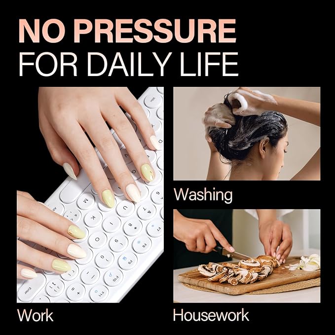 AILLSA Short Stiletto Nail Tips 504PCS Clear Full Cover Soft Nail Tips Gel Fake Nails Tips Preshaped Press on False Gelly Tips for Nail Extension DIY Home Salon Gift, 10 Sizes
