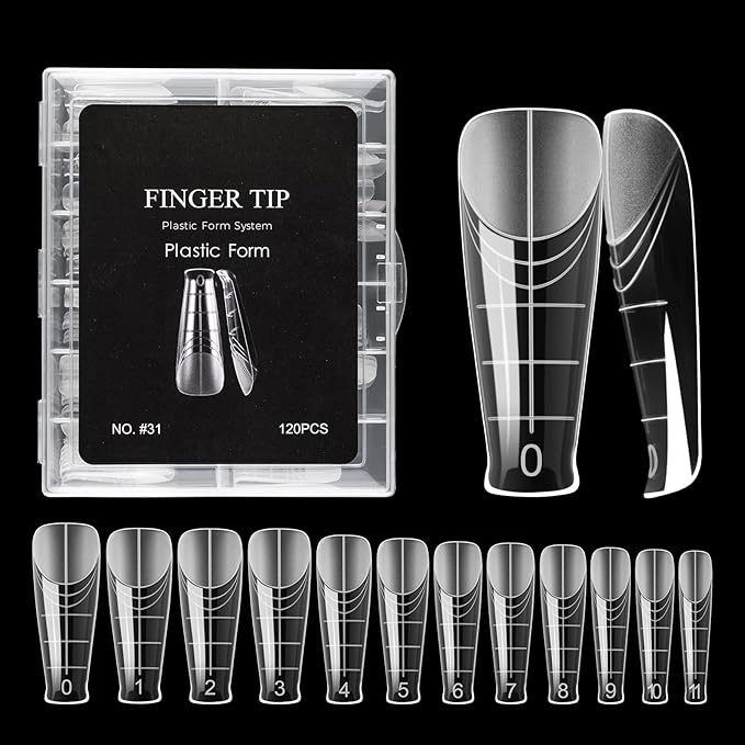 NMKL38 120PCS Dual Nail Forms 12 Sizes