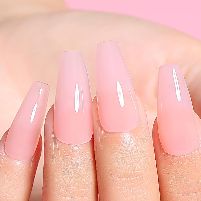AIMEILI Hema Free 5 in 1 Builder Base Gel for Nails, Cruelty Free, Vegan, Nude Translucent Builder Nail Gel Strengthener Hard Gel 10ML-148