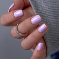 CurvLife Soft Gel Press On Nails Square, Long-Lasting 30Pcs Reusable Stick On Fake Nails Kit with Glue Tabs, Glossy Salon-Style Manicure for Women Teens Beginners, At-Home (Sweet Aura)