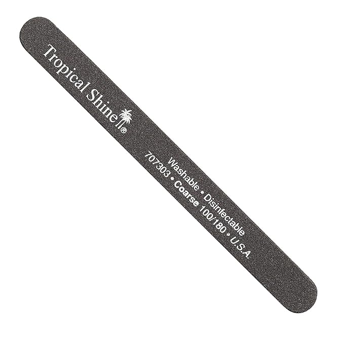 File Coarse-Medium - 100-180 Black by Tropical Shine for Women - 1 Pc File
