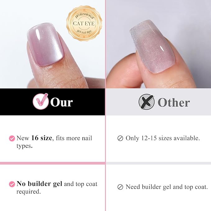 Press On Nails - Short Almond Nails, 160Pcs Acrylic Nails, Fake Nail Tips for DIY Nail Art, Soft Gel Nails, Glazed Donut, 16 Size