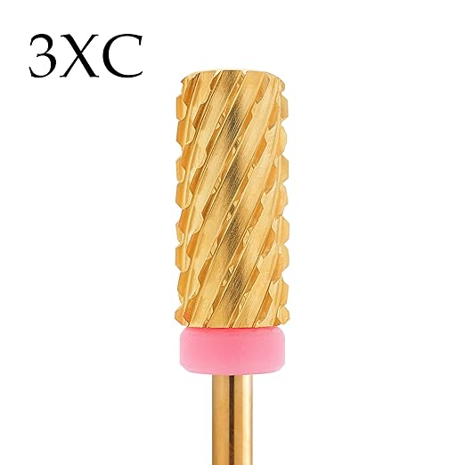 MIRACLE 3/32" Nail Drill Bits Crystal Top Large Barrel Head for Electric Drill Machines ｜ (3X Coarse)