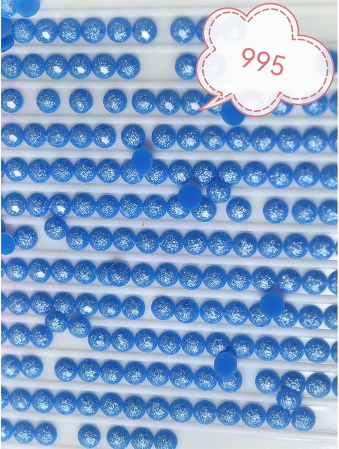 156000PCS Fairy Beads for Diamond Painting, Diamond Painting Accessories, 78 Colors Round Drills for Crafts, Bead Art or Nails Art, 2.8MM