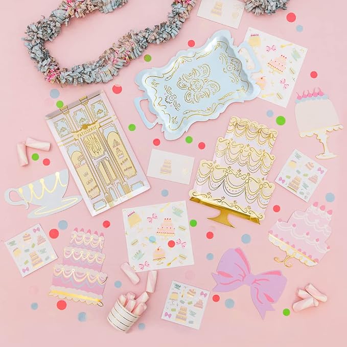 Daydream Society Let Them Eat Cake Nail Stickers, Pack of 100 Stickers