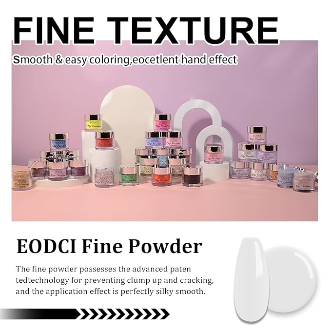 White Color Dip Powder, 1OZ Nail Dipping Powder for Long-lasting 28 Days+ Dip Nail Art French Manicure Nail Starter & Professional Home DIY Salon Use 28g
