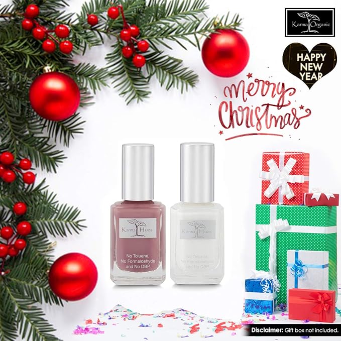 karma organic Natural Nail Polish Colors - Non Toxic, Vegan, Cruelty Free Nail Paint