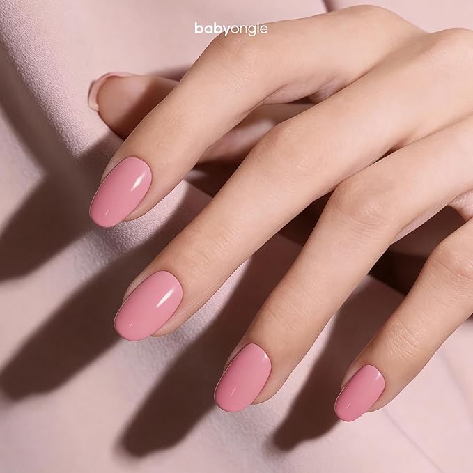 Pink Nail Polish, 14 ML Quick Dry Nail Polish for Nail Art DIY Manicure at Home, Chip Resistant Nail Lacquer for Nail Art Varnish, Long Lasting, BOG107