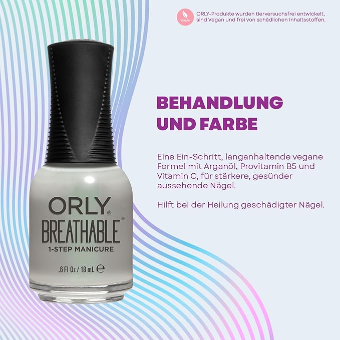 Orly Breathable Nail Color, Aloe, Goodbye!, 0.6 Fluid Ounce