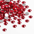 Beadsland 2880pcs Flat Back Crystal Rhinestones Round Gems for Nail Art and Craft Glue Fix,Siam,SS20,4.6-4.8mm