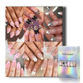 6 Packs (144 Pcs) | Reusable Press on Nails | Stick on Nails 12 Sizes-6 Styles | Cute style