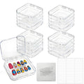20 Pack Press on Nail Packaging Kit - Clear Press on Nail Boxes with Cards and Adhesive Tape, Professional Nail Case for Small Business and Storage DIY Nail Projects