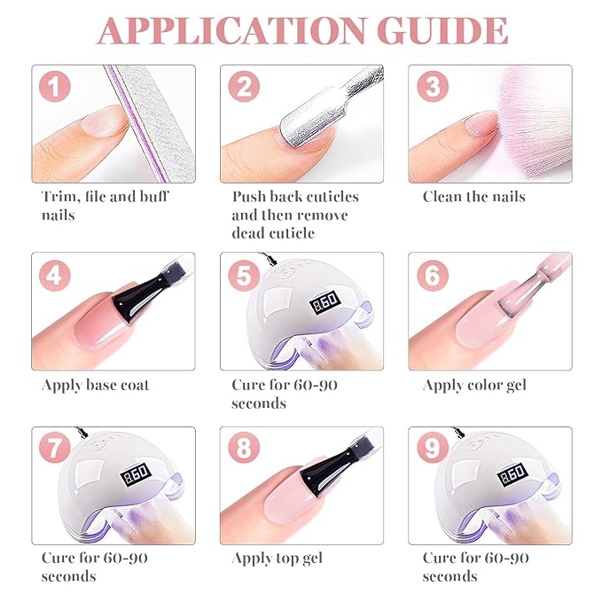 RARJSM Nude Sheer Pastel Purple Pink Fiber Glass Rubber Base Gel Nail Polish for Repair Broken Nails StrengthenerGel Base Coat Transparent Brush on Building Gel in a Bottle Curing Requires 15ml