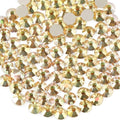 beadsland Flat Back Crystal Rhinestones Round Gems, Metal Sunlight (4.6-4.8mm) SS20/1440pcs