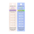 Dashing Diva Gloss Nail Strips Bundle - The Blue Sky Collection - Birdie & Parfait - UV Free, Chip Resistant, Long Lasting Gel Stickers - Contains 2 Sets
