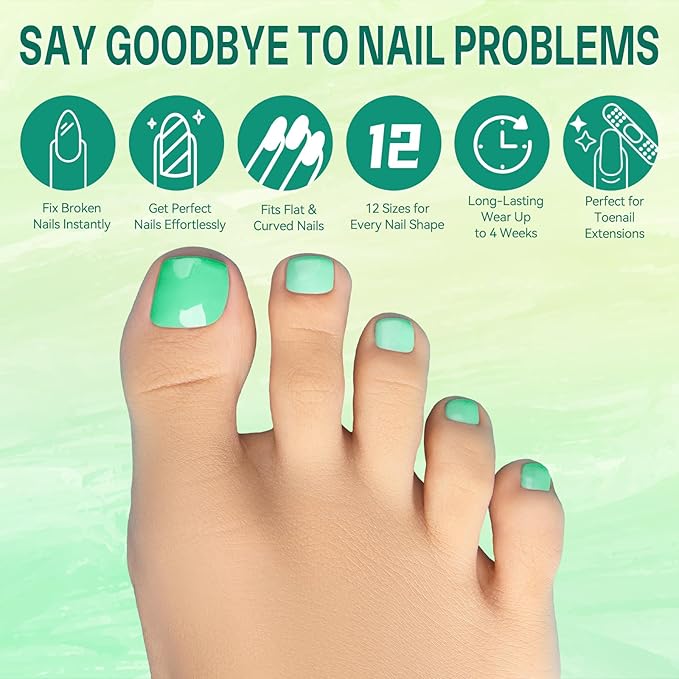 240PCS Polygel Nail Forms for Toes, Reusable Dual Forms for Poly Extension, Full Cover Molds for Acrylic Toenails Pedicure, DIY Nail Art at Home, Tonenails Builder Gel Forms
