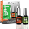 GELPARTY Nail Prep Kit 2x15ml – HEMA-Free Dehydrator & Acid-Free Primer Set for Acrylic, Gel, UV/LED & Press-On Nails – Strong Adhesion, No Burn, Fast-Dry Bonding Agent for Professional & DIY Use