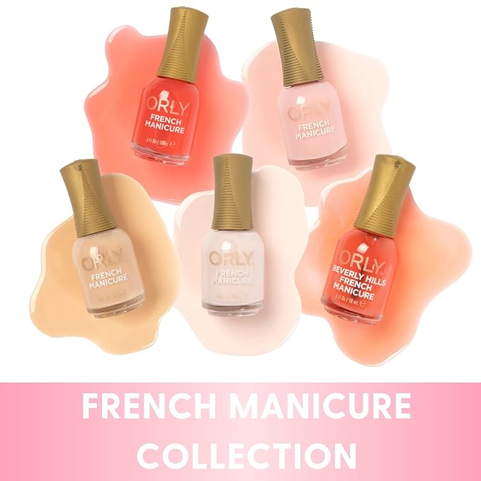 Orly French Manicure Colour | Chip-Resistant Nail Lacquer For Salon-Like Finish | Long-Lasting & Fade Resistant | Quick Dry Formula (Rose-Colored Glasses, 18ML)