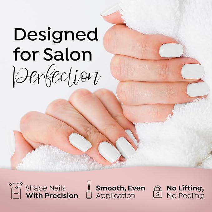 Tones Pro Acrylic Nail Powder, Sparkling Clear (Clear with Sparkles), (8.5 Fl Oz) - Long-Lasting & Non-Yellowing Polymer for Salon Quality Nail Extensions & 3D Art