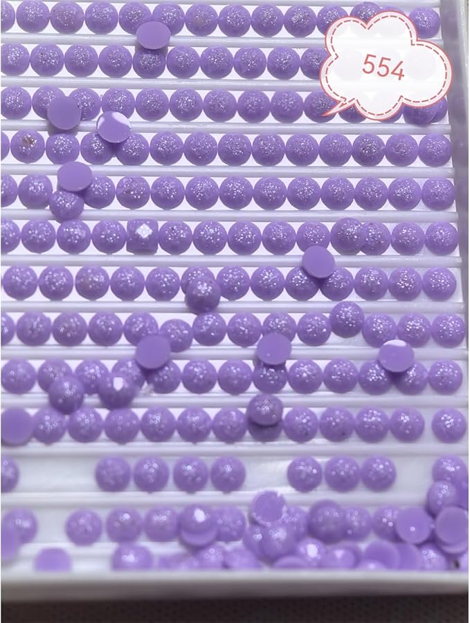 156000PCS Fairy Beads for Diamond Painting, Diamond Painting Accessories, 78 Colors Round Drills for Crafts, Bead Art or Nails Art, 2.8MM