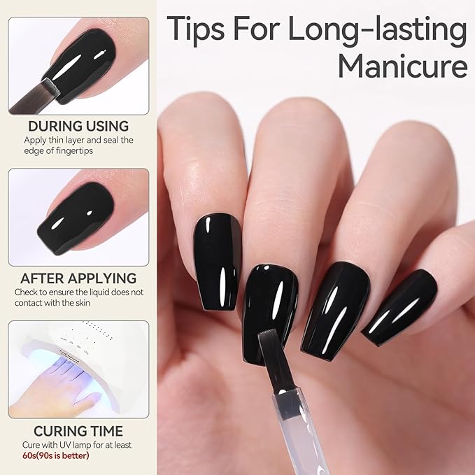 Born Pretty Super Top Gel, High Gloss Shiny Long Lasting Top Gel Polish, Glossy Clear Soak Off U V & Nail Lamp Gel Nails DIY Top Gel Coat 15ml 2pcs