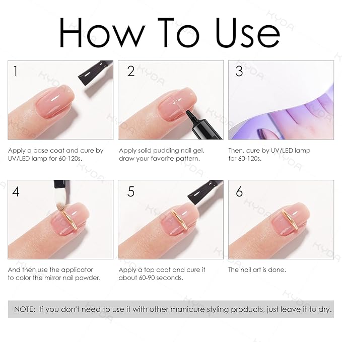 KYDA 2 Pcs 10ml Clear 3D Sculpting Nail Gel, 3-in-1 Sculpture Nail Art Gel for Carving Painting and Molding, Rhinestone Glue for Gems Diamond Jewelry Decoration