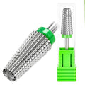 FANTEXY 3/32" Carbide Nail Drill Bits - 5 in 1 Cuticle Drill Bits for Nails, Gel Remover Drills Bit, Professional Nails File Bits for Old Skin and Nails, Manicure Pedicure Gel Polishing (Coarse - C)