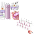 SAVILAND Solid Nail Glue Gel & Nail Glue Remover Kit: Gel Nail Glue for U V Light Nail Glue for Press Ons SAVILAND 3 Set Essentials Nail Stand for Press Ons :Powerful Magnetic Nail Holder for Paintin