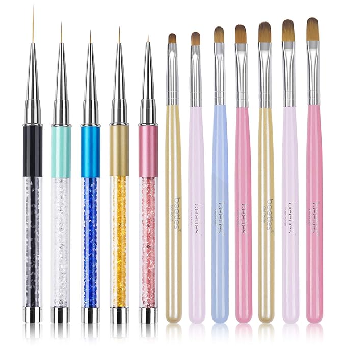 Beetles UV Gel Nail Brush and Nail Art Liner Brushes for Nail Art Design