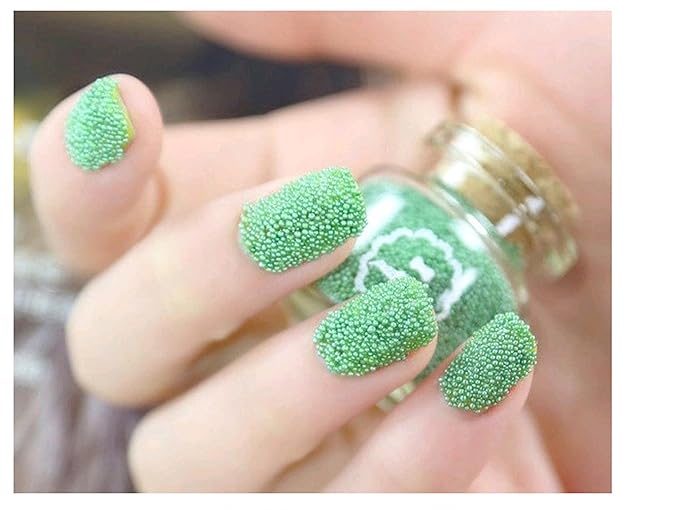 Nail Art Caviar Beads Colorful Micro Crystals Beads 3D Manicures Mini Pearls Decorations 12Jars