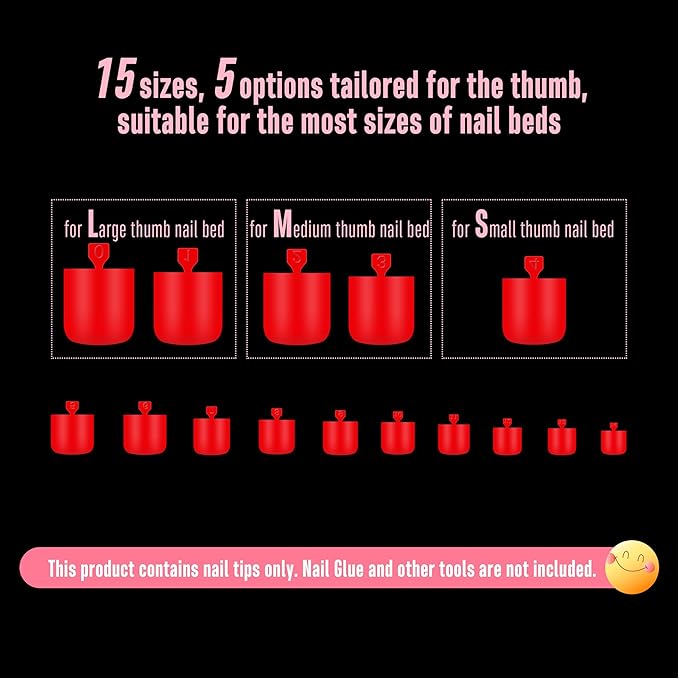 NOVO OVO Red Toe Nail Tips Square - 240Pcs Soft Gel Press on Toenails, Solid Red Full Cover Fake Nails for Pedicure, PMMA Acrylic False Toe Nails Extension Kit (15 Sizes, Wide Fit for Big Toes)
