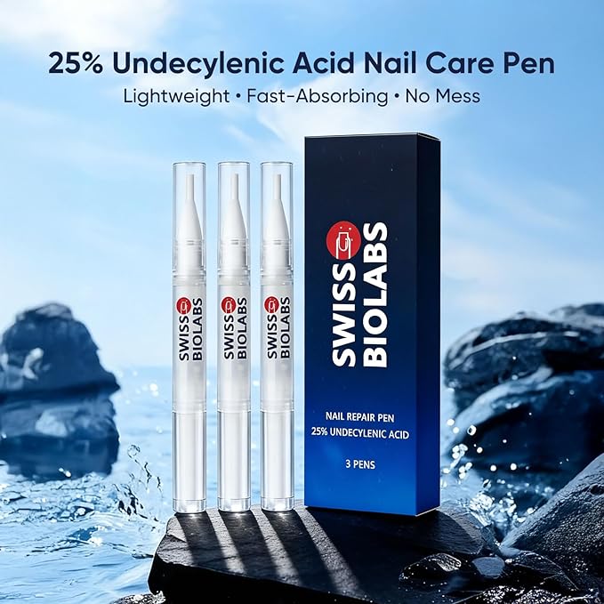 Nail Fungus Pen, Nail Repair Treatment Serum with Undecylenic Acid 25% & TreeTea Oil for Nail Strengthener & Growth (3)